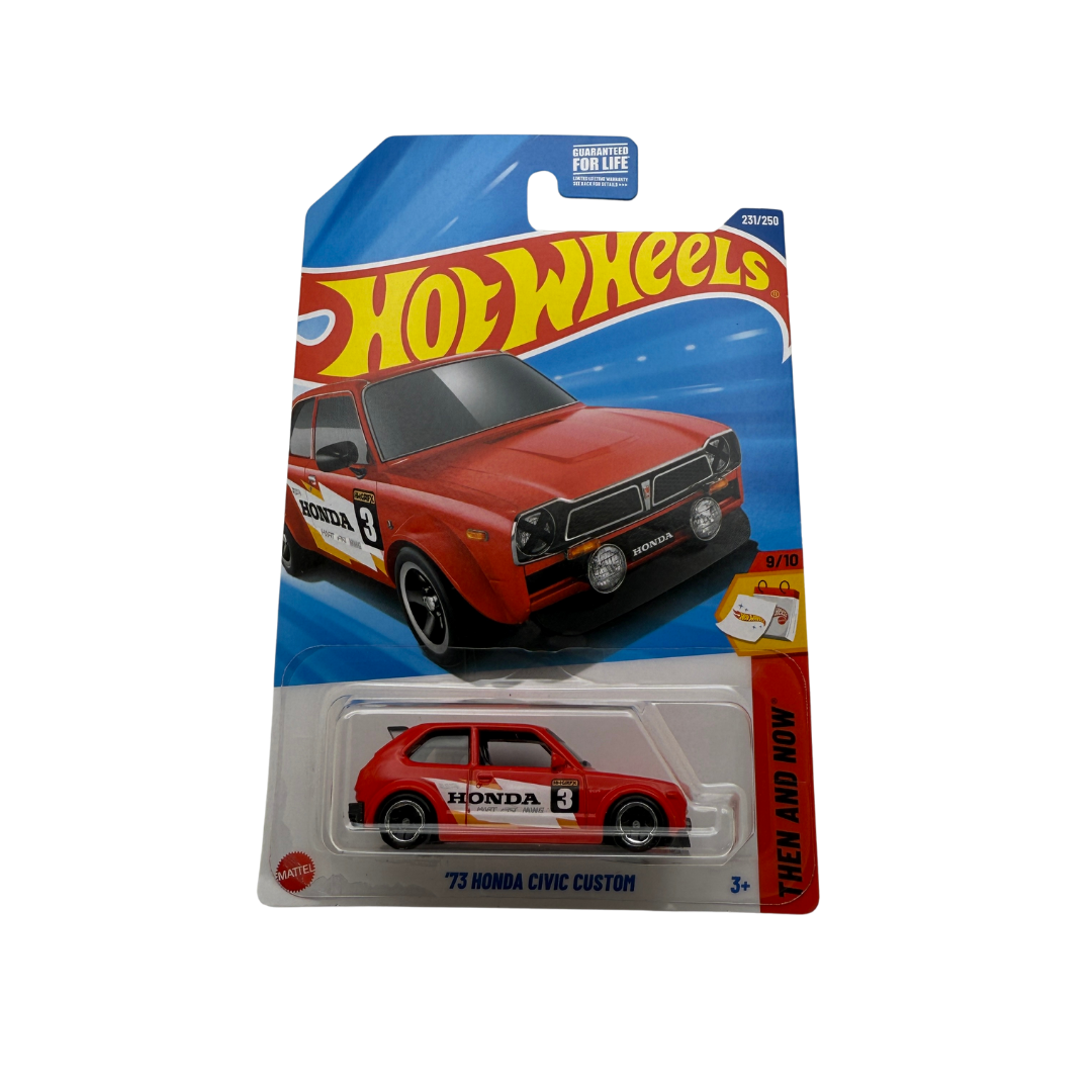 Hot Wheels '73 Honda Civic Custom – Then and Now Series 9/10 (2023 Mainline)