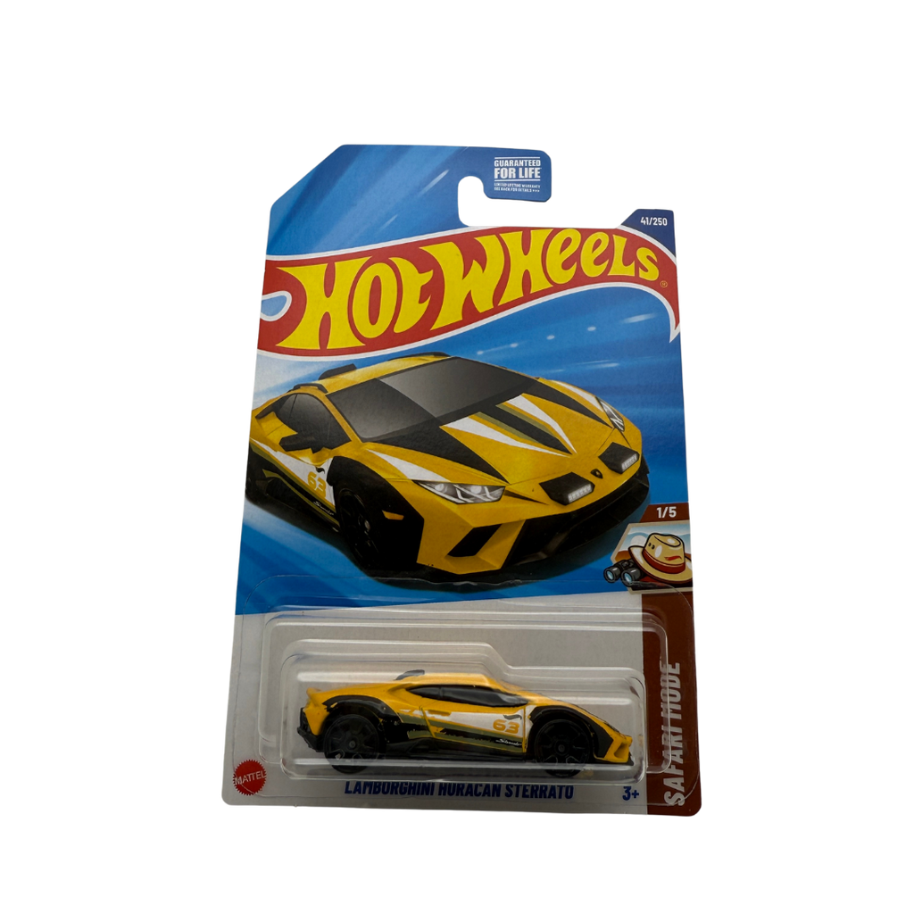Hot Wheels Lamborghini Huracán Sterrato – Safari Mode Series (1/5) – Off-Road Supercar 2023 Edition