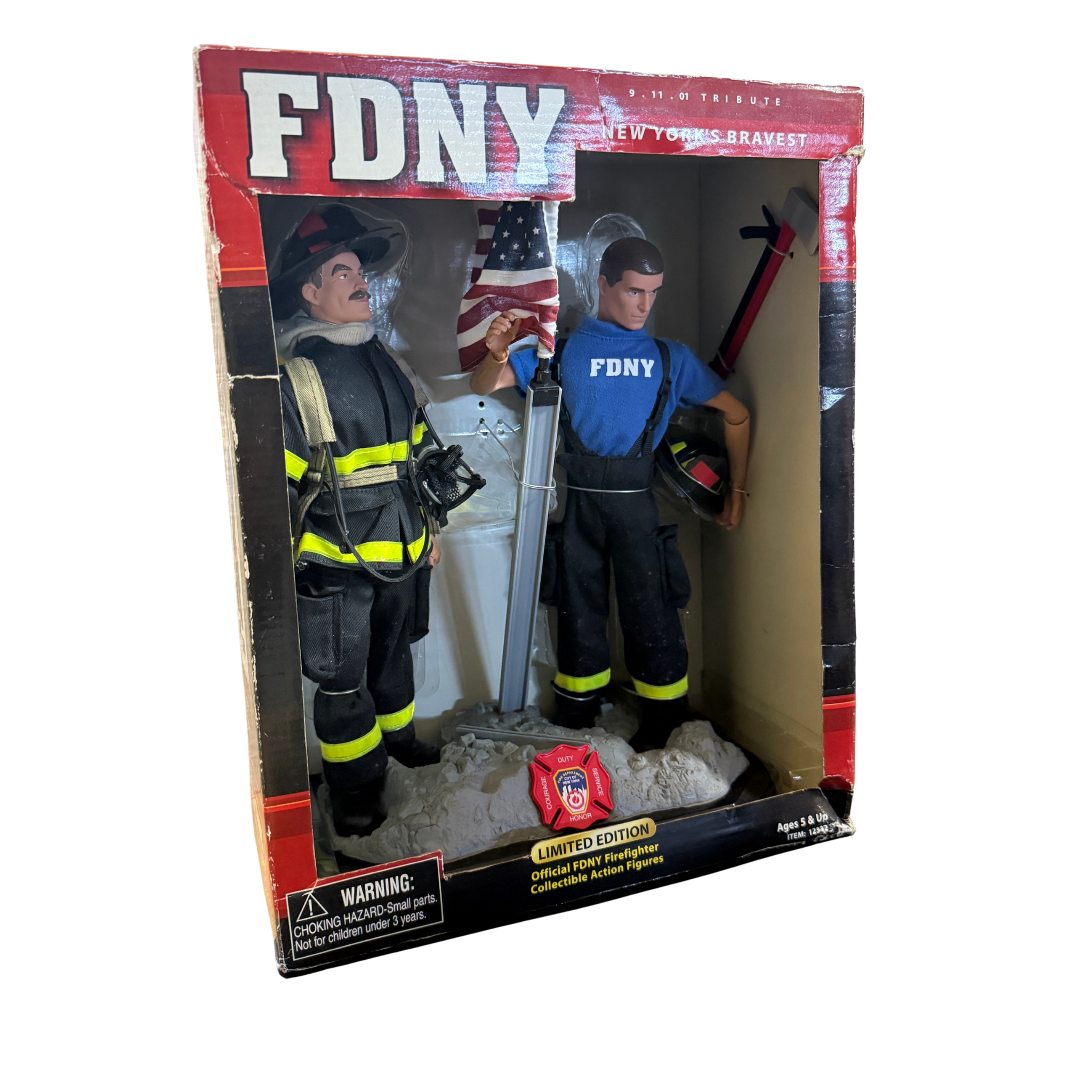 FDNY 9/11 Tribute Limited Edition Firefighter Collectible Action Figures – 1/6 Scale