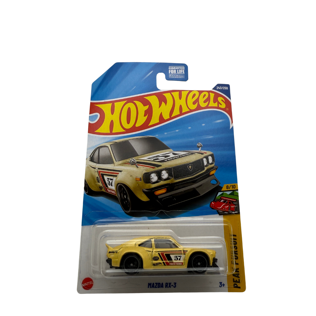 Hot Wheels Mazda RX-3 – Peak Pursuit Series (8/10) – JDM Classic 2023 Mainline Die-Cast Car