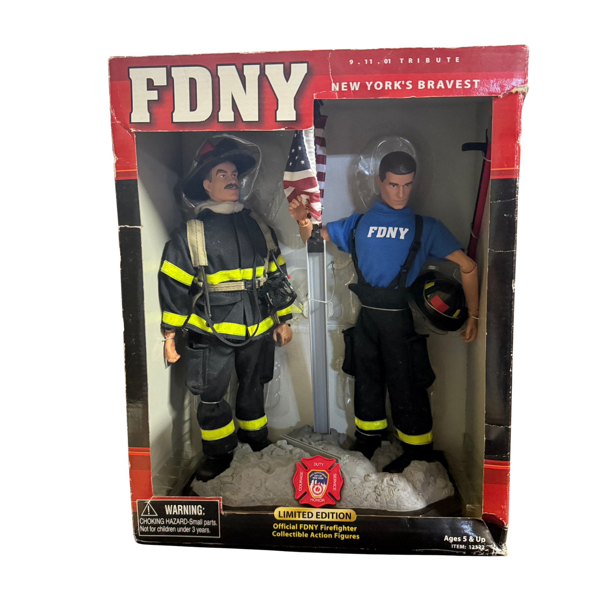 FDNY 9/11 Tribute Limited Edition Firefighter Collectible Action Figures – 1/6 Scale