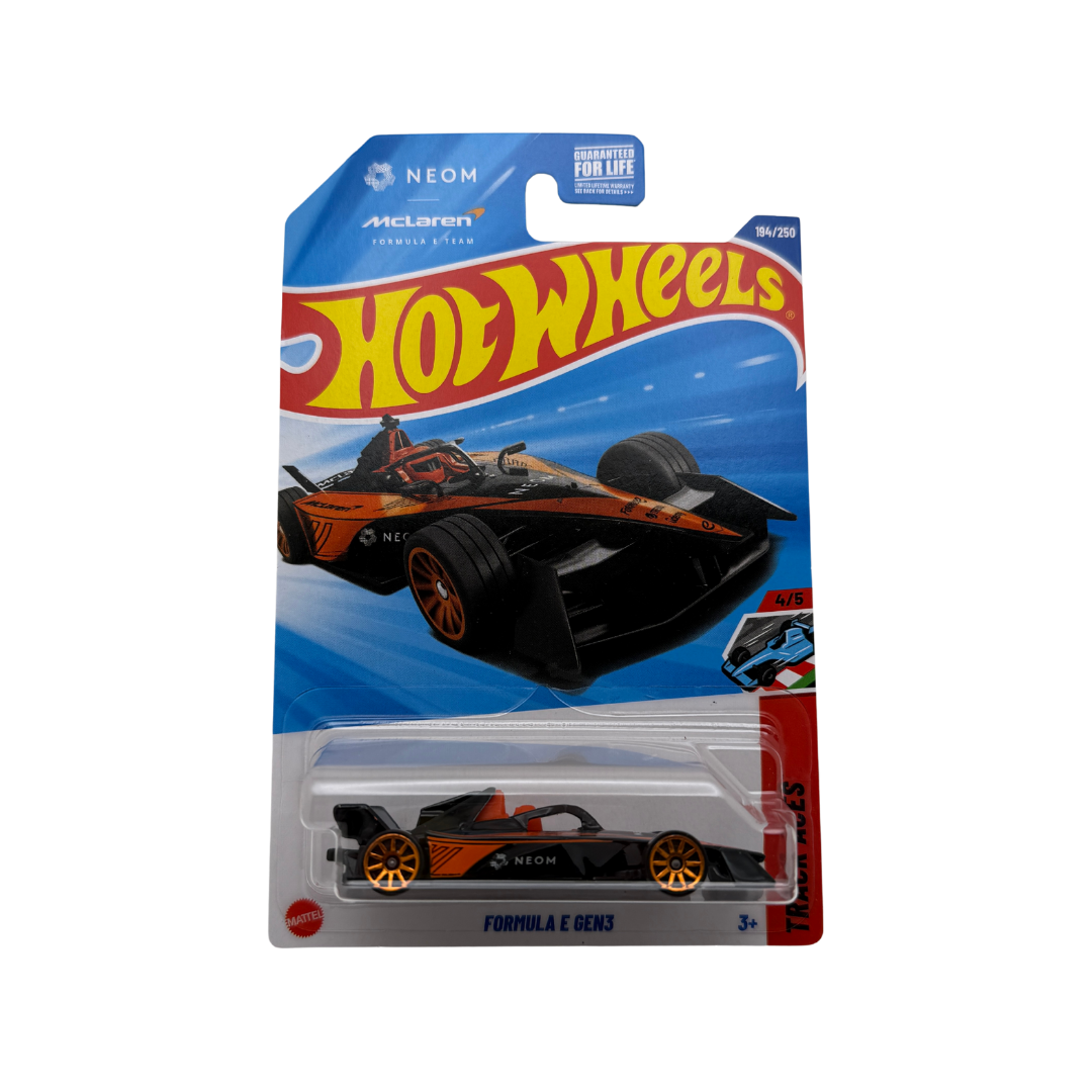 Hot Wheels Formula E Gen3 – McLaren NEOM Edition (Track Aces 4/5)