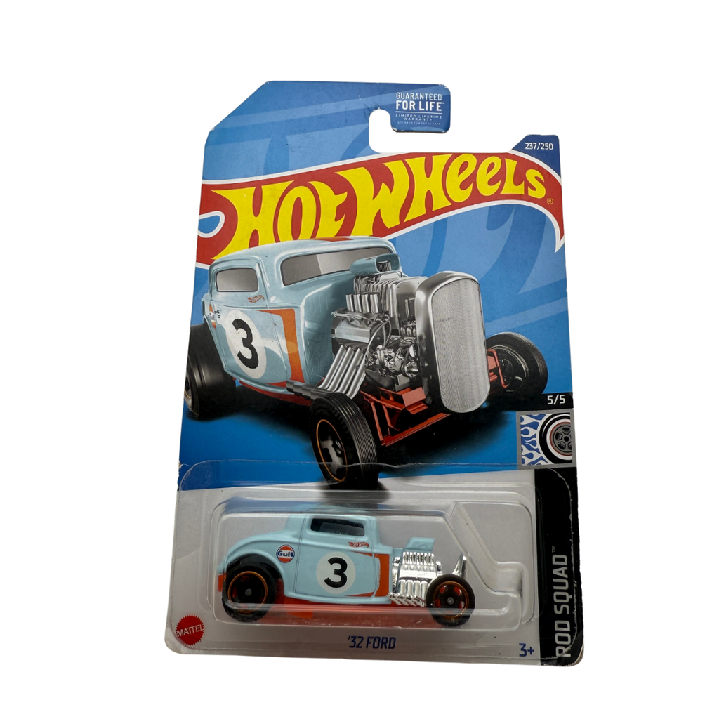 Hot Wheels ’32 Ford – Rod Squad 5/5 | Gulf Racing Edition (2023 Mainline)