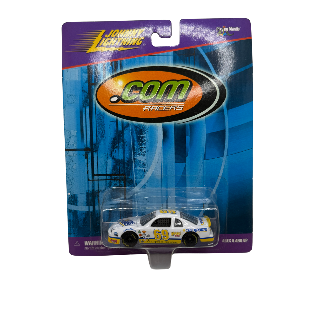Johnny Lightning .COM Racers #69 CBS Sports – Die-Cast NASCAR Stock Car – Playing Mantis (1999)