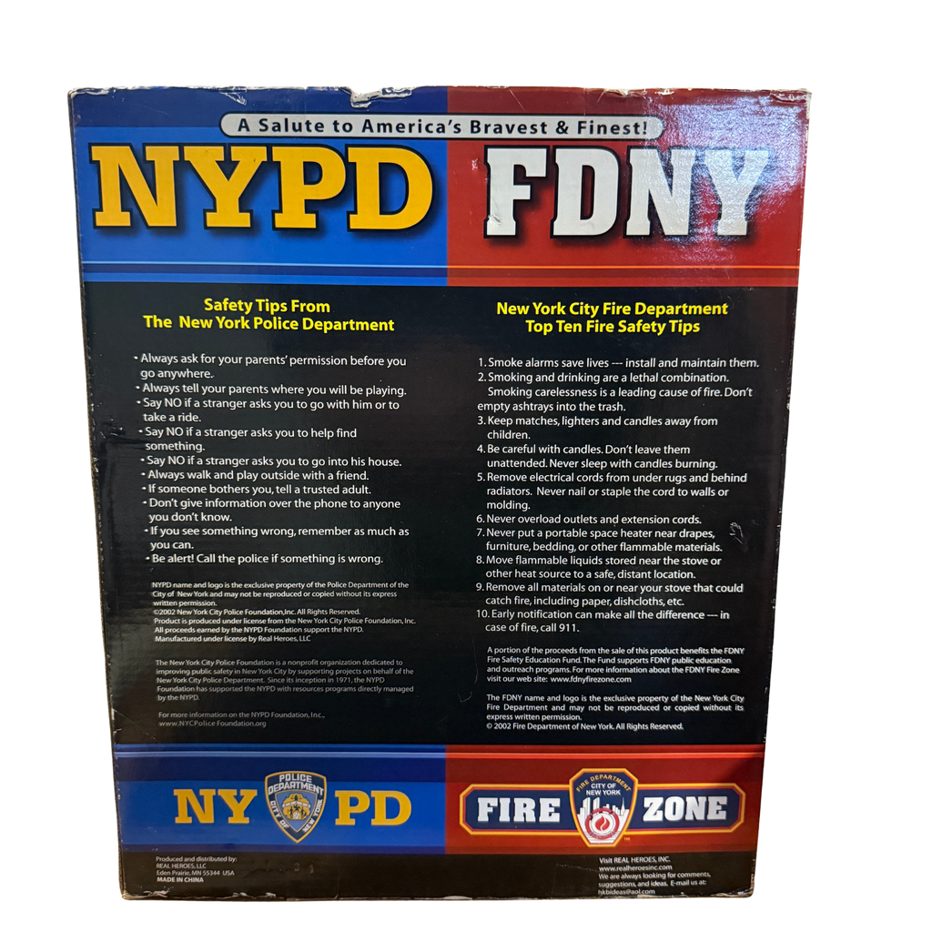 FDNY & NYPD Tribute 1/6 Scale Action Figures – Limited Edition Collectible (9/11 Tribute)