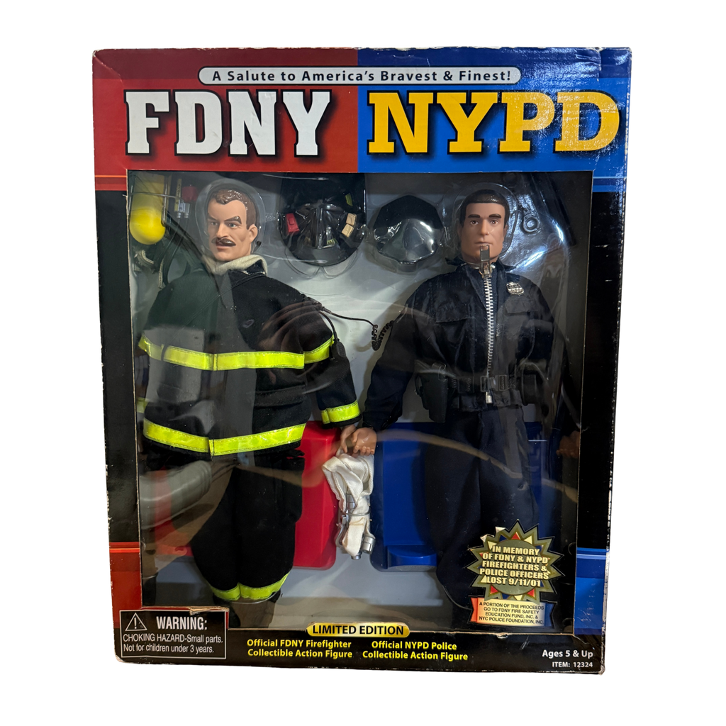 FDNY & NYPD Tribute 1/6 Scale Action Figures – Limited Edition Collectible (9/11 Tribute)