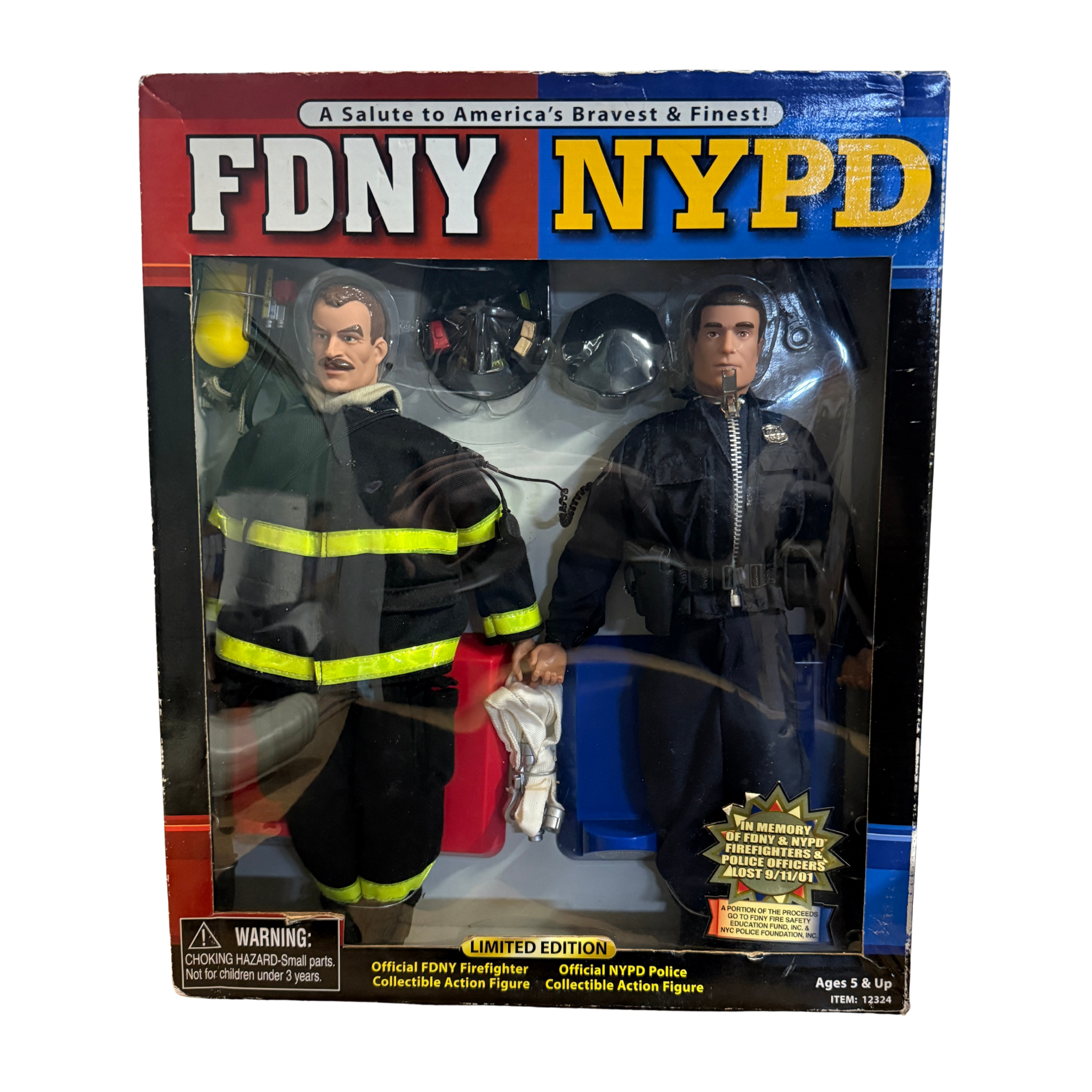 FDNY & NYPD Tribute 1/6 Scale Action Figures – Limited Edition Collectible (9/11 Tribute)