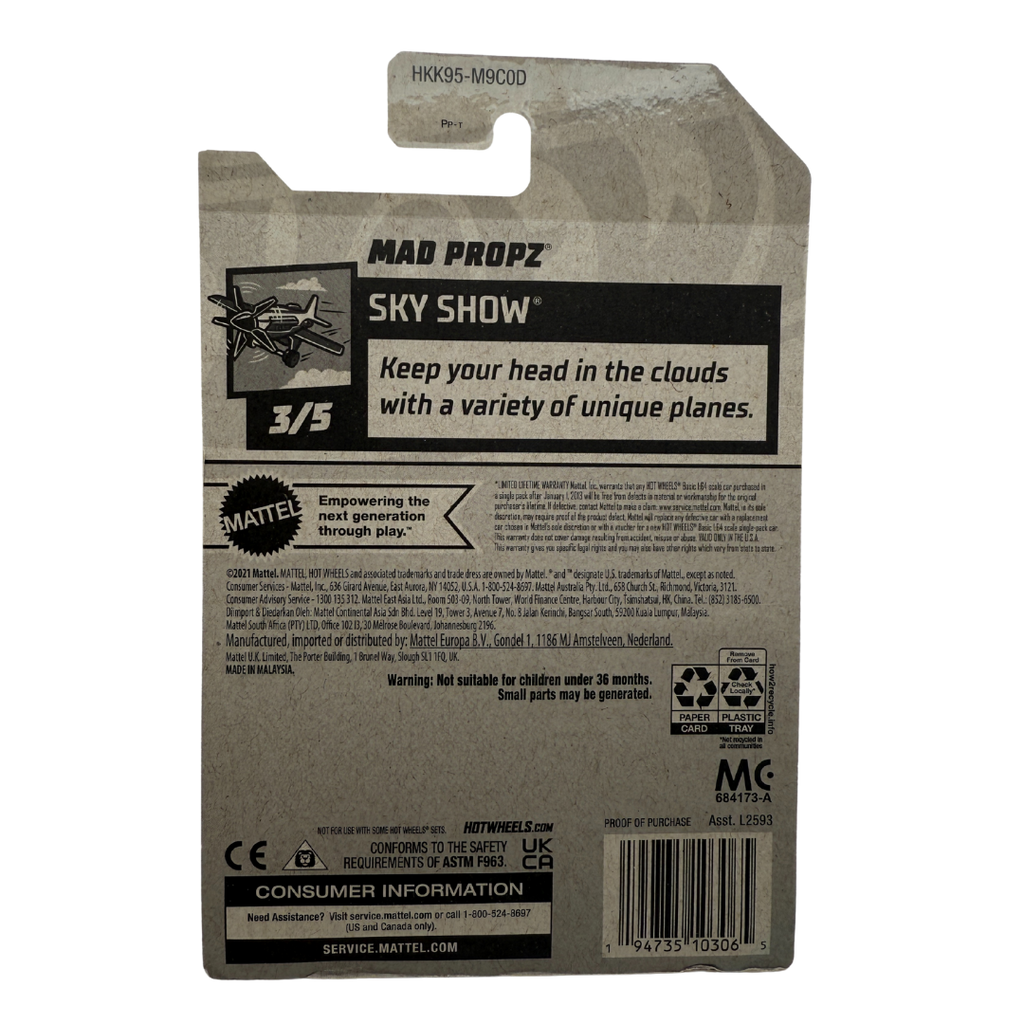 Hot Wheels Mad Propz – Treasure Hunt (Sky Show 3/5, Gold Edition)
