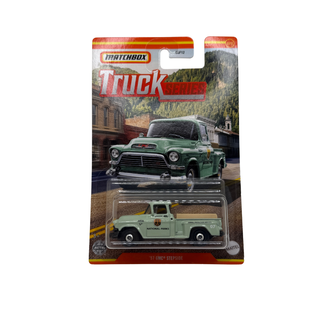 Matchbox ‘57 GMC® Stepside – Truck Series – National Parks Livery – 1/64 Die-Cast
