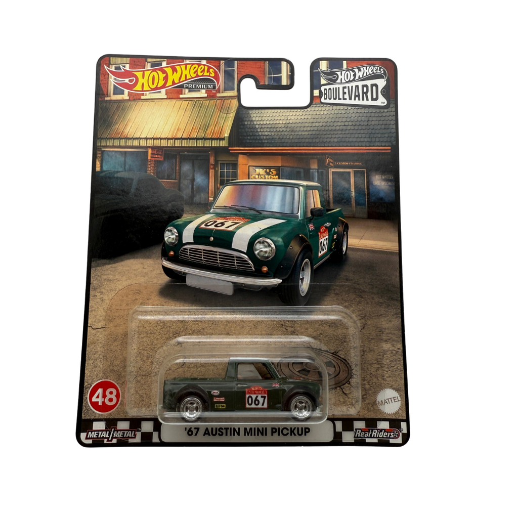 Hot Wheels Boulevard ‘67 Austin Mini Pickup – Premium Real Riders – #48