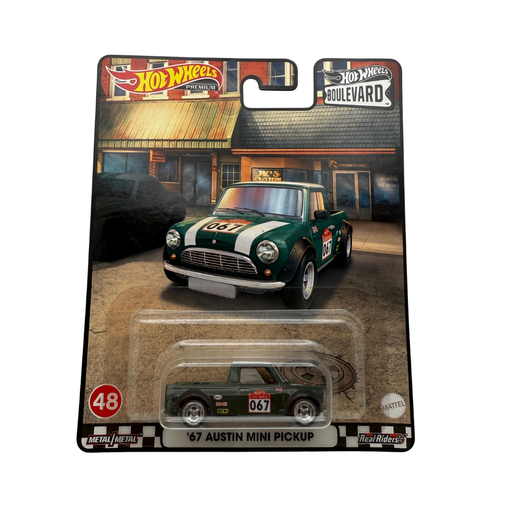 Hot Wheels Boulevard ‘67 Austin Mini Pickup – Premium Real Riders – #48