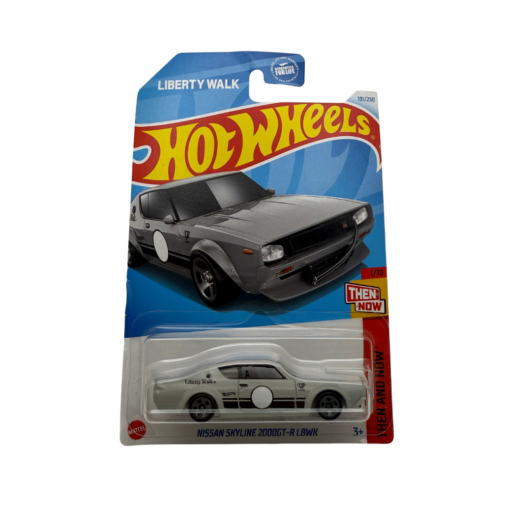 Hot Wheels Nissan Skyline 2000GT-R LBWK – Then and Now 1/10 | Liberty Walk Classic JDM Legend (2024 Mainline)
