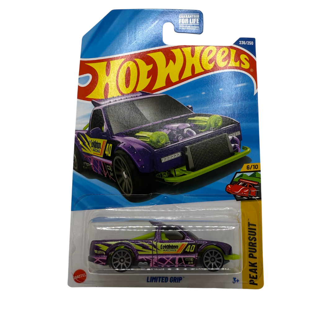 Hot Wheels Limited Grip – Peak Pursuit Series | 6/10 | 2023 Mainline #236/250 | Leighton Racing Livery