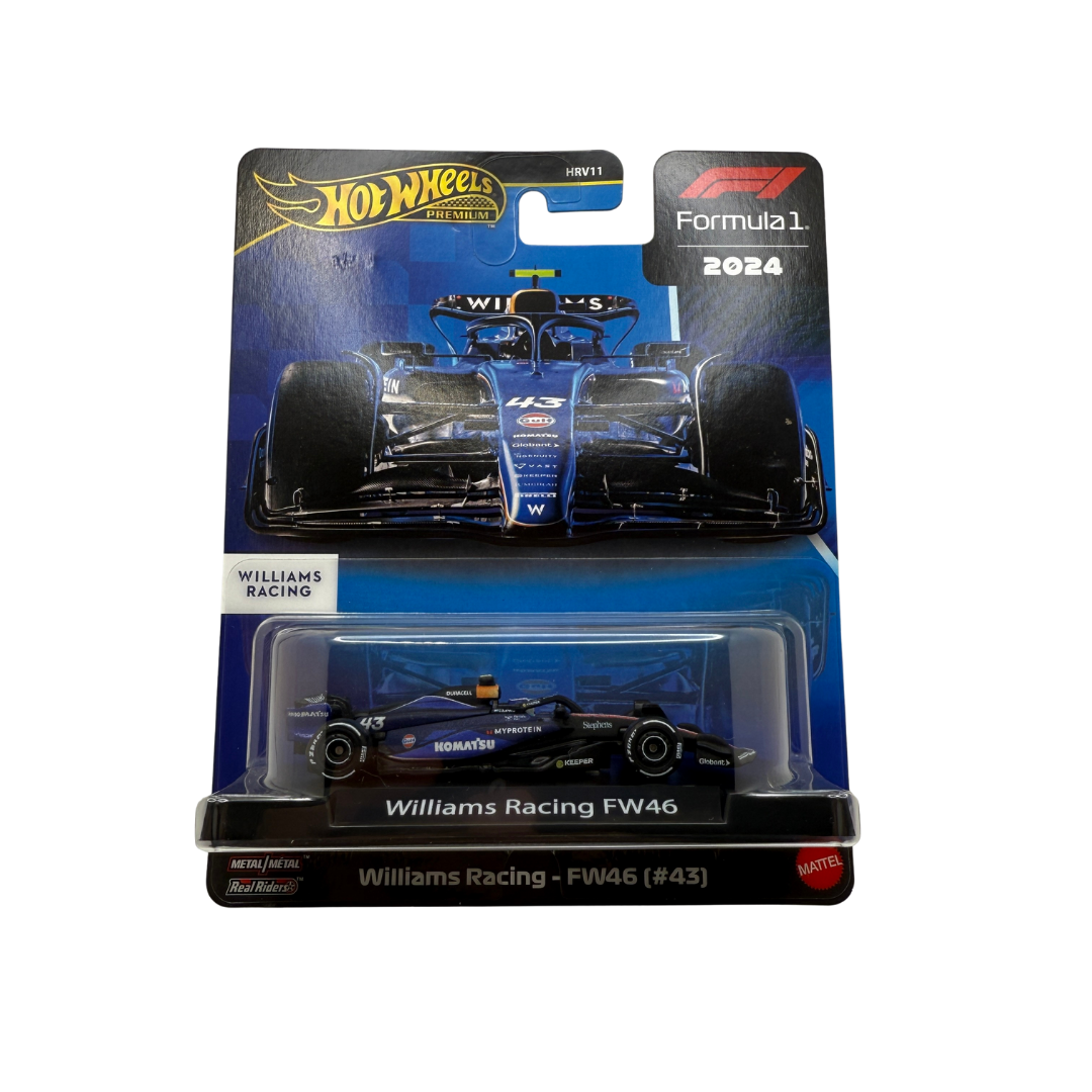Hot Wheels Premium – Williams Racing FW46 #43 (2024 Formula 1 Series)