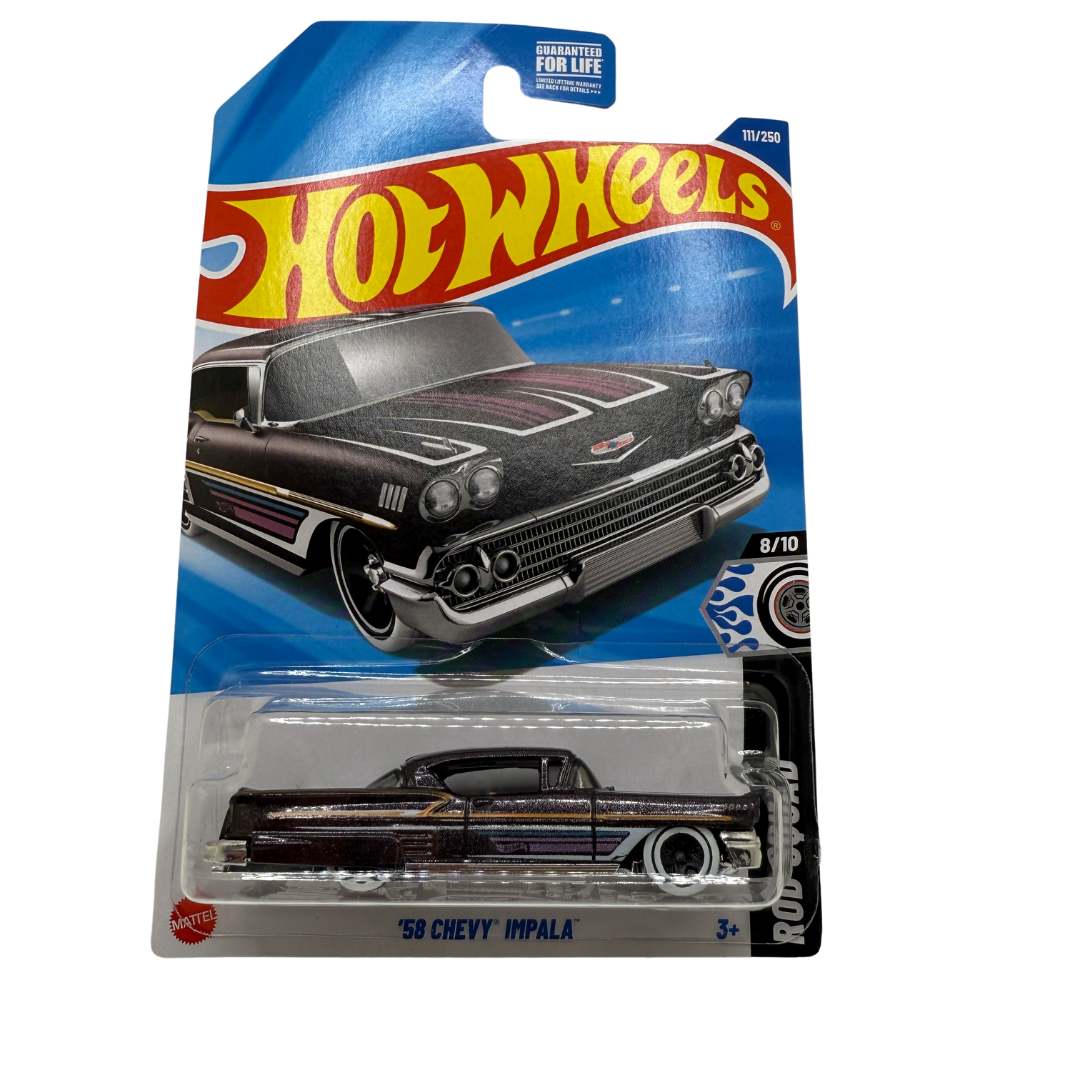 Hot Wheels '58 Chevy Impala – Rod Squad Series – 8/10 – 111/250