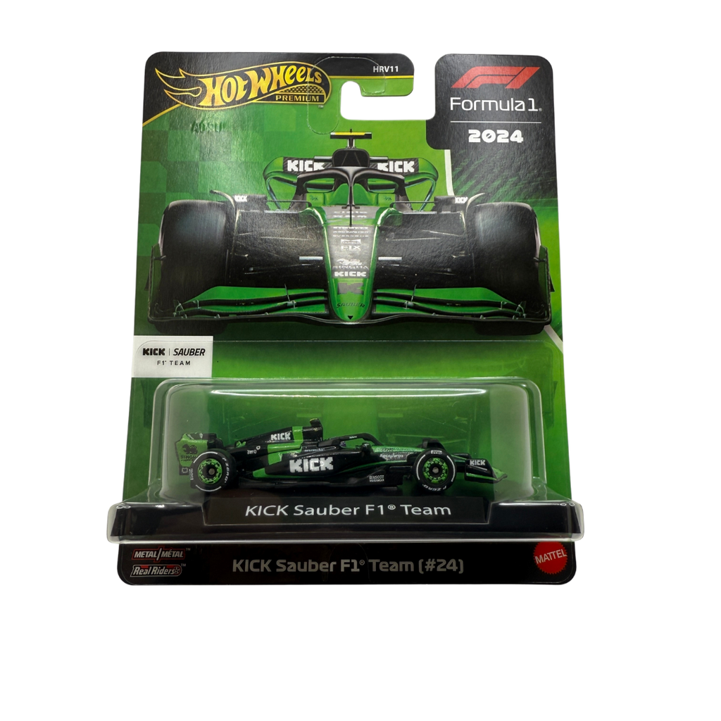 Hot Wheels Premium 2024 – KICK Sauber F1® Team #24 | Formula 1 Die-Cast