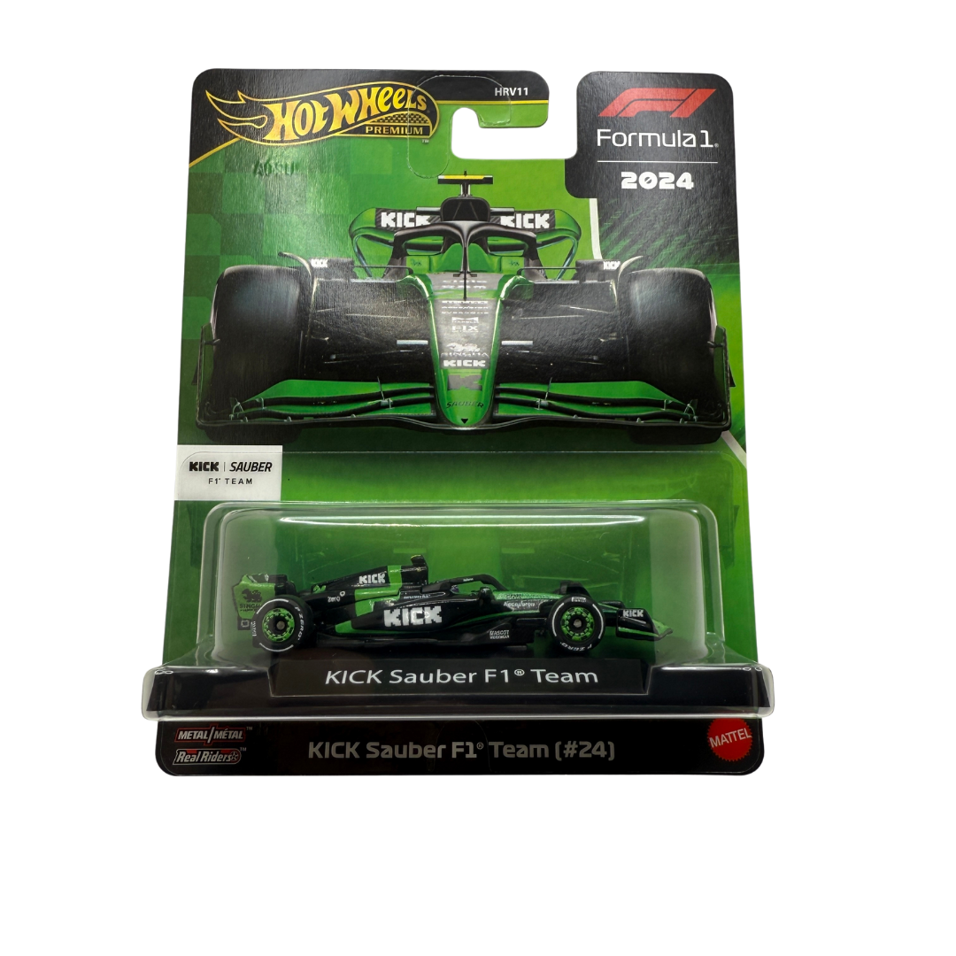 Hot Wheels Premium 2024 – KICK Sauber F1® Team #24 | Formula 1 Die-Cast