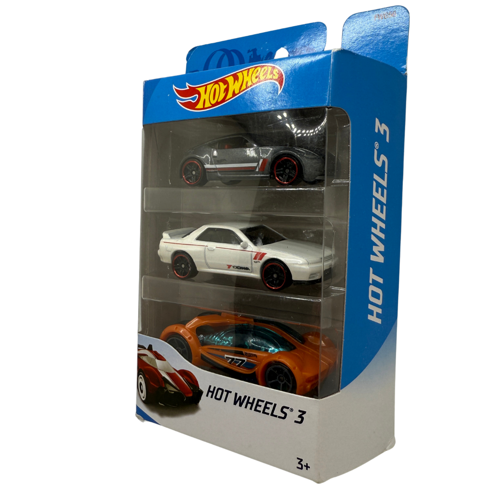 Hot Wheels 3-Pack – Nissan 350z, R32 Skyline, Concept Racer