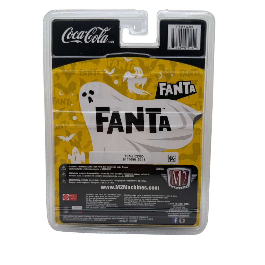 M2 Machines Coca-Cola Fanta – 1964 Dodge A100 Panel Van | Halloween Ghost Edition | 1:64 Scale Diecast