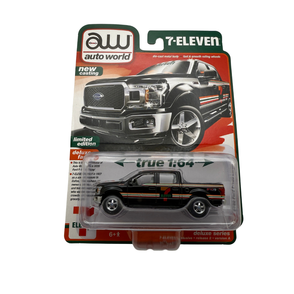 Auto World 2020 Ford F-150 Lariat 7-Eleven Edition | Deluxe Series 2024 Release 2 Version A – Limited Edition 1:64 Die-Cast