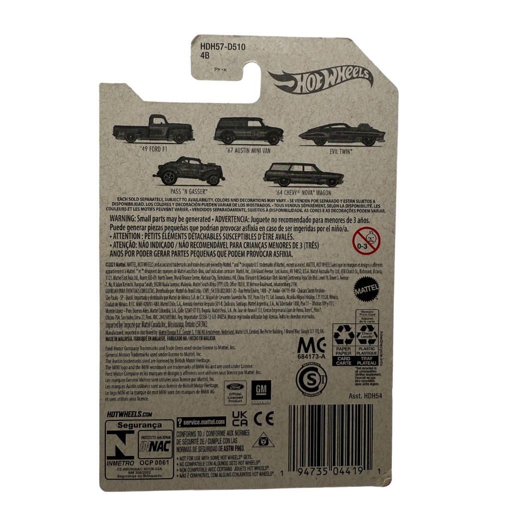 Hot Wheels ’67 Austin Mini Van – 2/5 | Collector Edition (HDH54 Series)