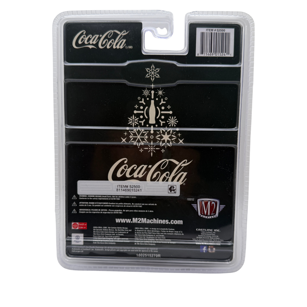M2 Machines Coca-Cola 1961 VW Double Cab Truck – Holiday Edition Diecast (1:64 Scale)