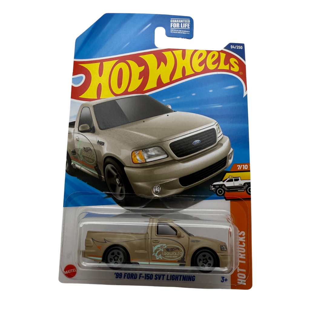 Hot Wheels '99 Ford F-150 SVT Lightning – HW Hot Trucks 7/10 (2022 Mainline)