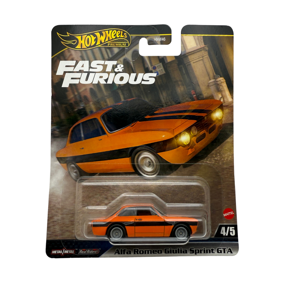 Hot Wheels Alfa Romeo Giulia Sprint GTA – Fast & Furious Premium (4/5)