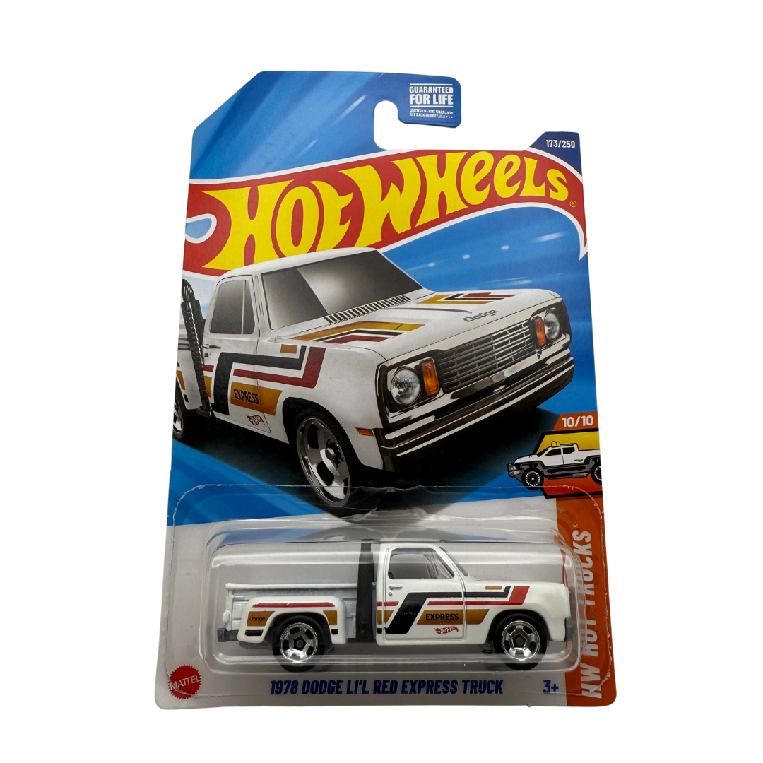 Hot Wheels 1978 Dodge Li’l Red Express Truck – HW Hot Trucks Series (10/10)