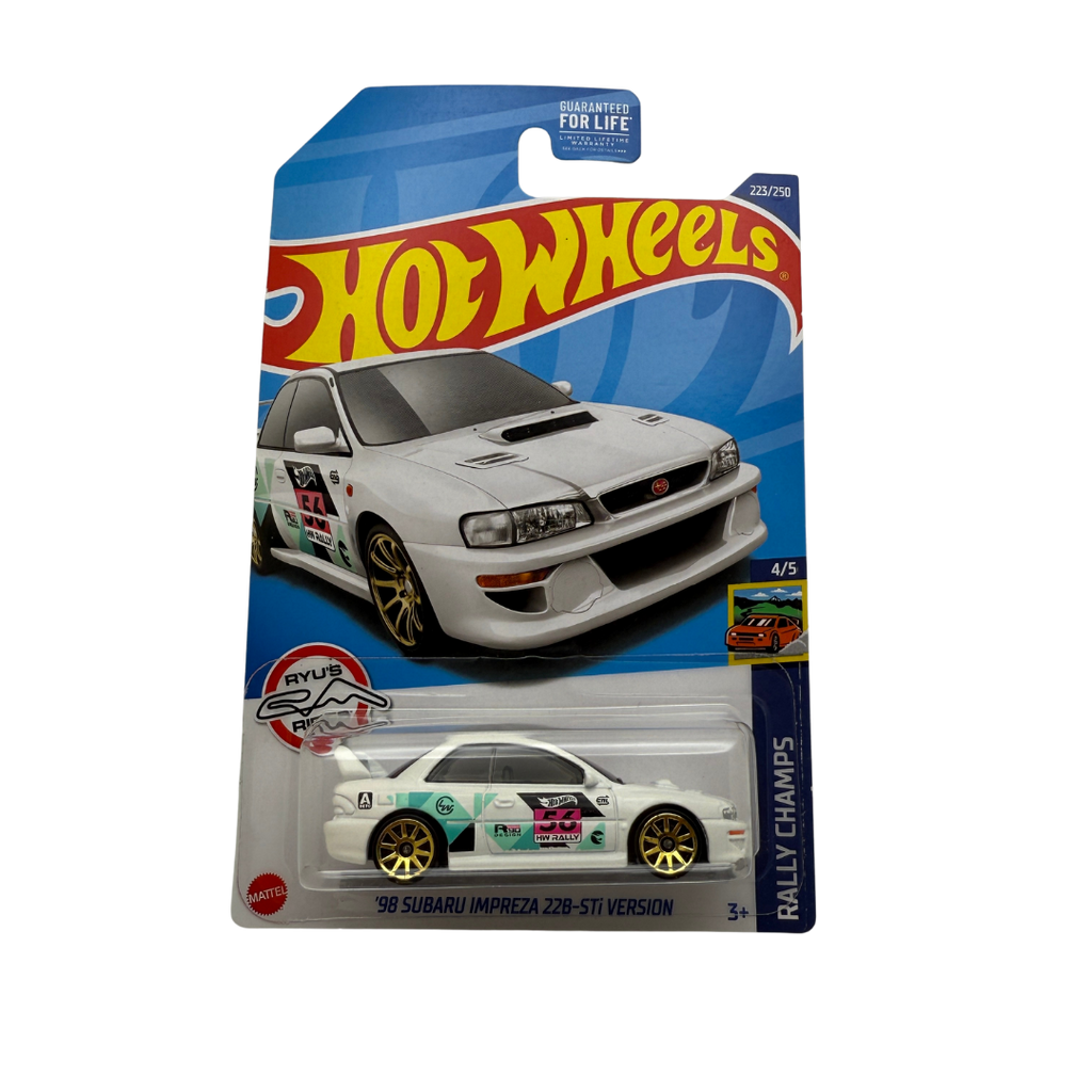 Hot Wheels ’98 Subaru Impreza 22B-STi Version – Treasure Hunt (Rally Champs Series 4/5)