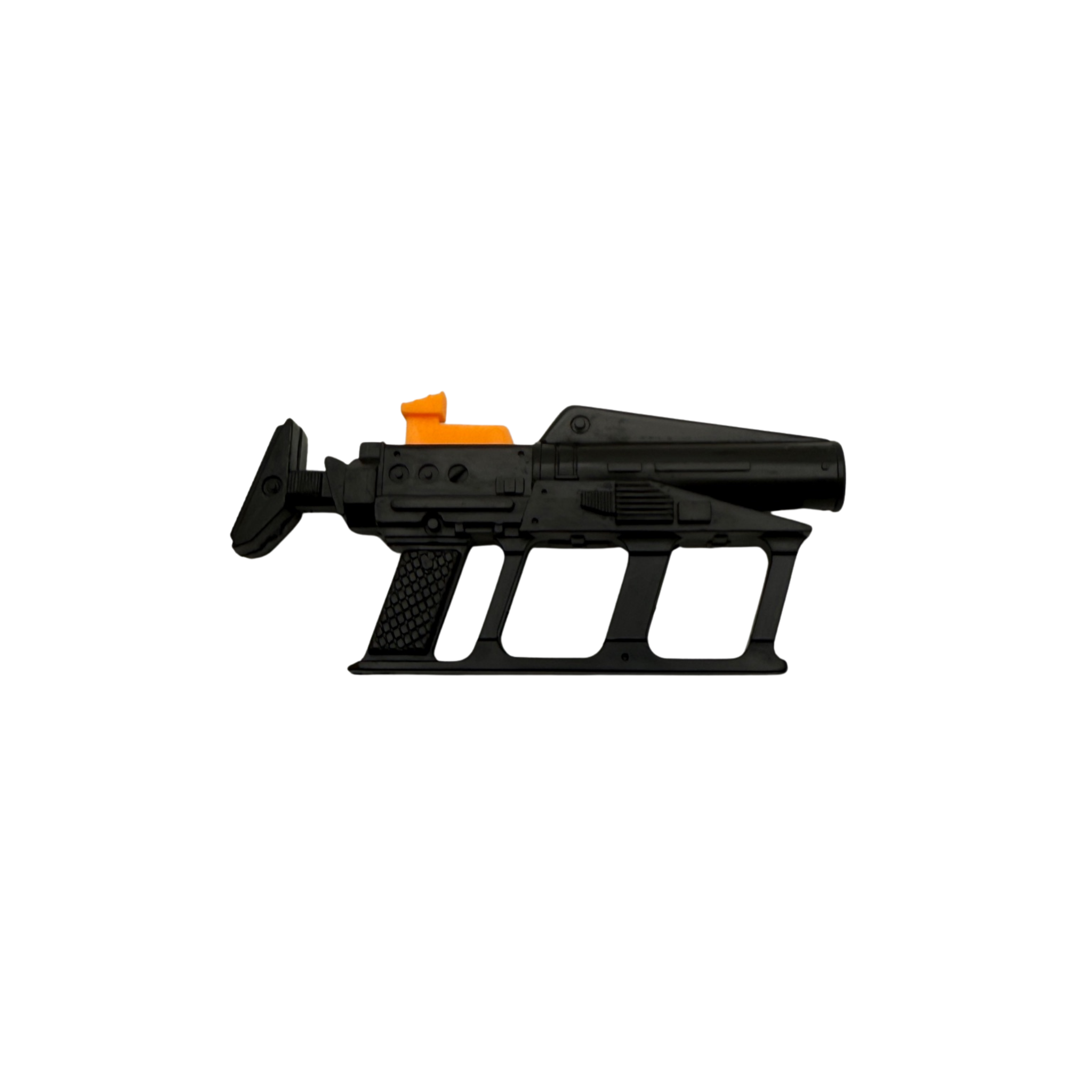 Sci‑Fi Blaster Rifle – Black with Orange Detail (1:6)