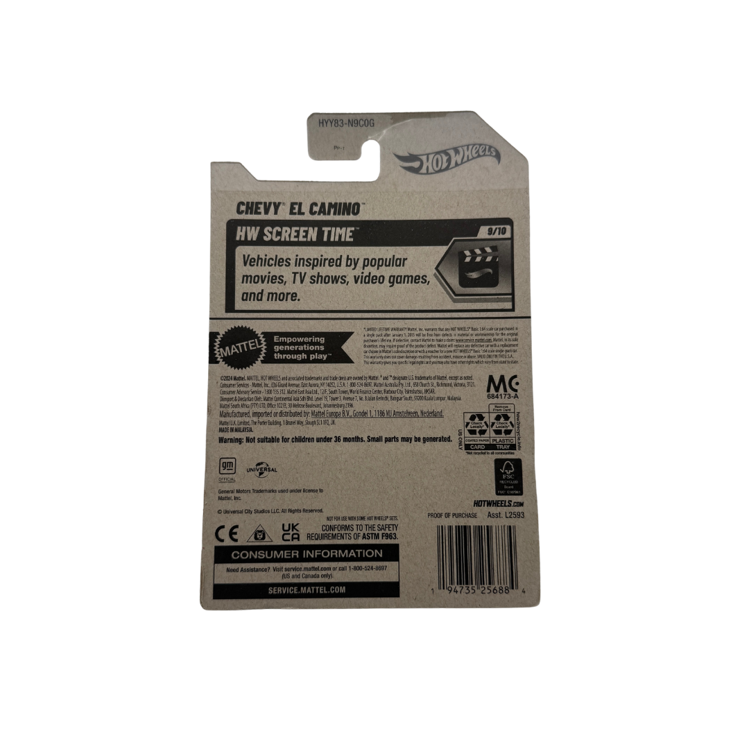 Hot Wheels Chevelle SS Express – Muscle Mania 8/10 | Classic Black Street Machine (2023 Mainline)