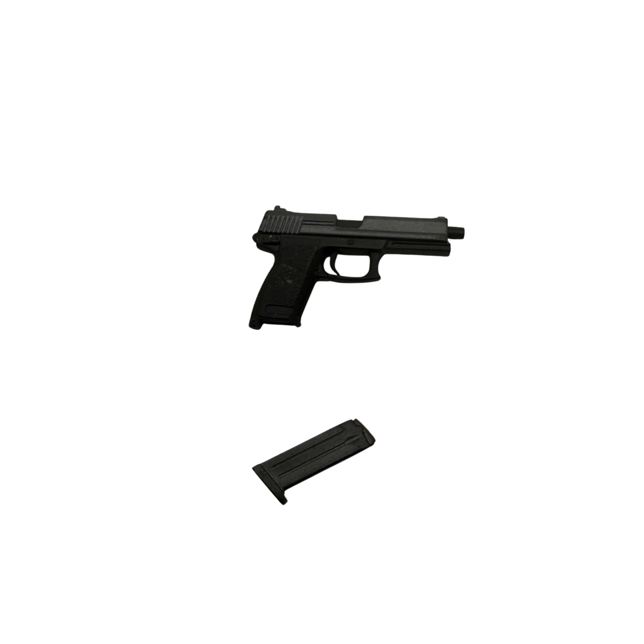 Black Pistol with Magazine – SIG Style (1:6)