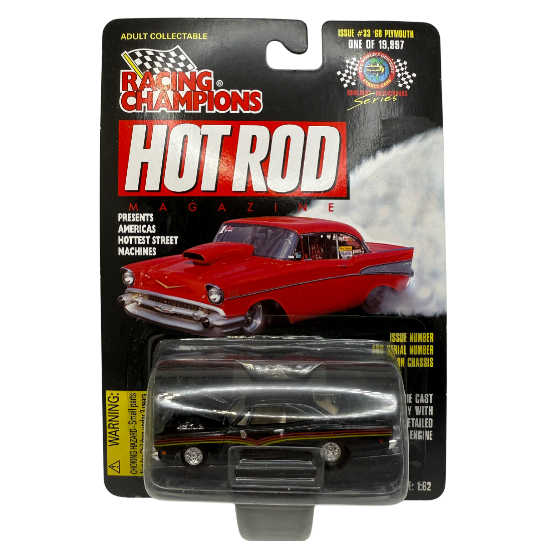 Racing Champions Hot Rod Magazine – Issue #33 '68 Plymouth (1 of 19,997)