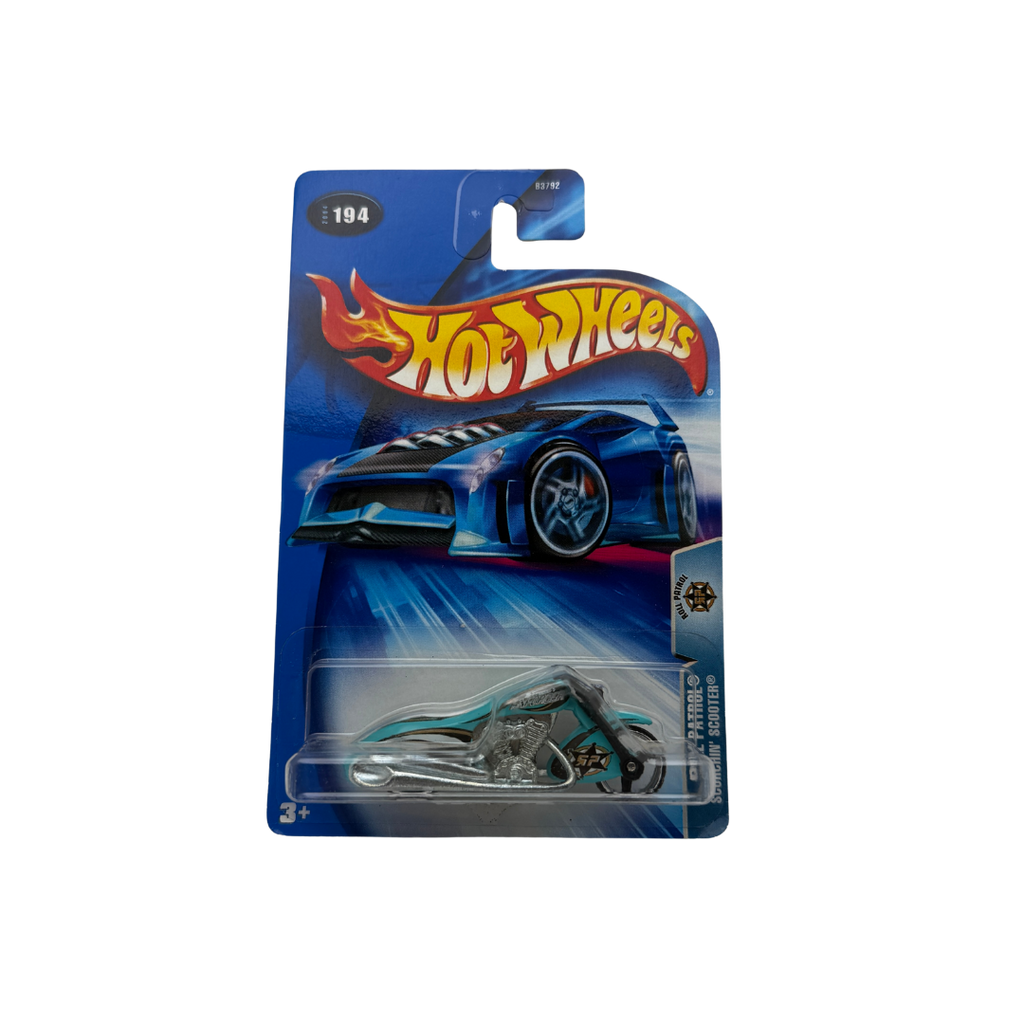Hot Wheels Scorchin’ Scooter – Planet Hot Wheels Roll Patrol (2004) | Collector Edition #194